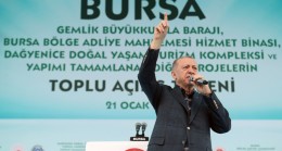 Cumhurbaşkanı Erdoğan, Bursalıları gururlandırdı