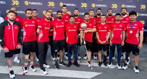 Avrupa Şampiyonu Ampute Milli Futbol Takımı’mız, yurda döndü