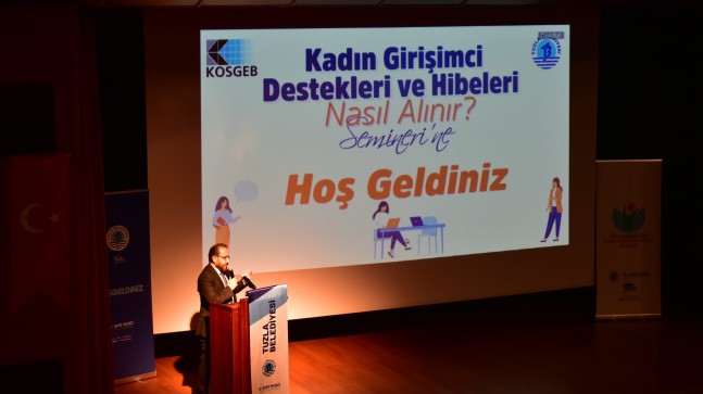 Tuzla Belediyesi’nden kadın girişimcilere destek semineri