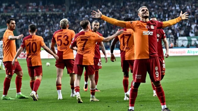 Galatasaray Süper Lig şampiyonu