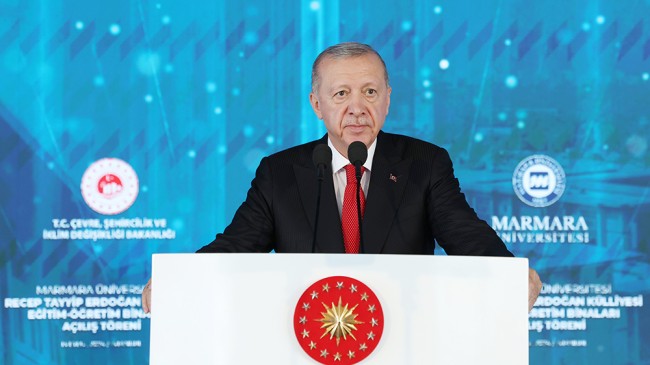 Erdoğan: “Marmara Üniversitesi’nde mezun olmaktan gurur duyuyorum “