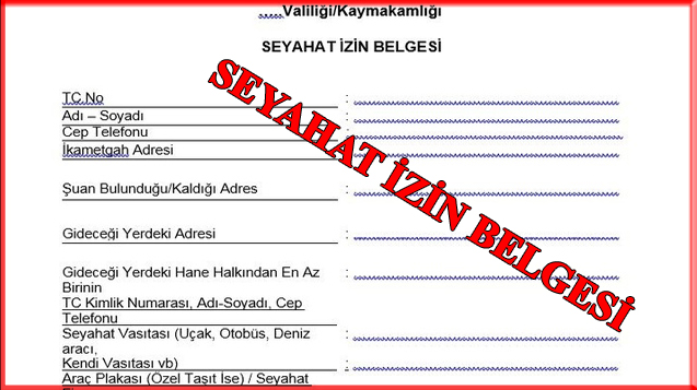 seyahat izin belgesi kimler alabilecek istanbul takipte istanbul yerel haber